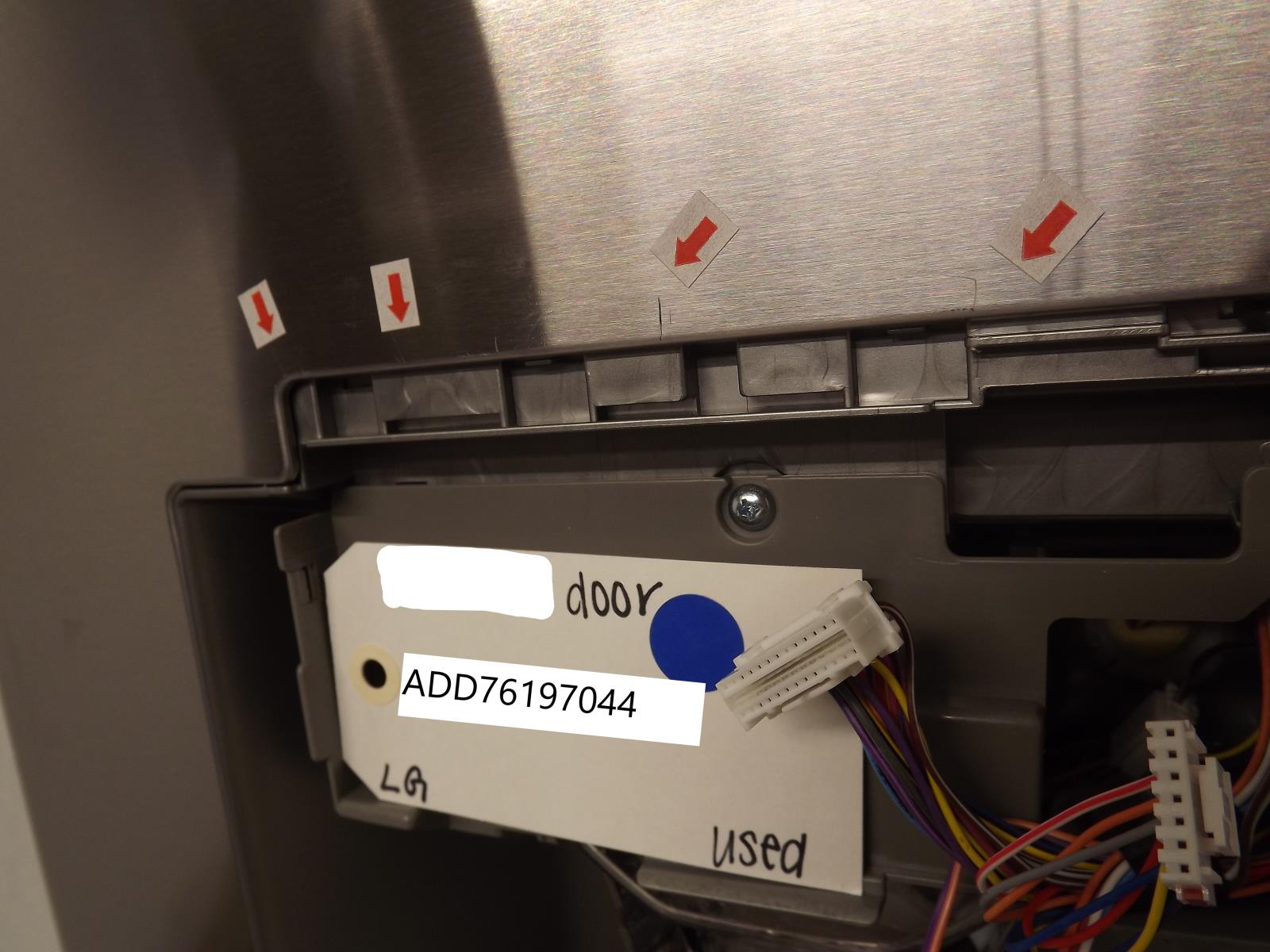 LG Refrigerator ADD76197044 Door Used LG Refrigerator ADD76197044 Door Used
